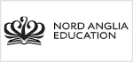 Nord Anglia Education logo featuring a stylized swan above an open book.